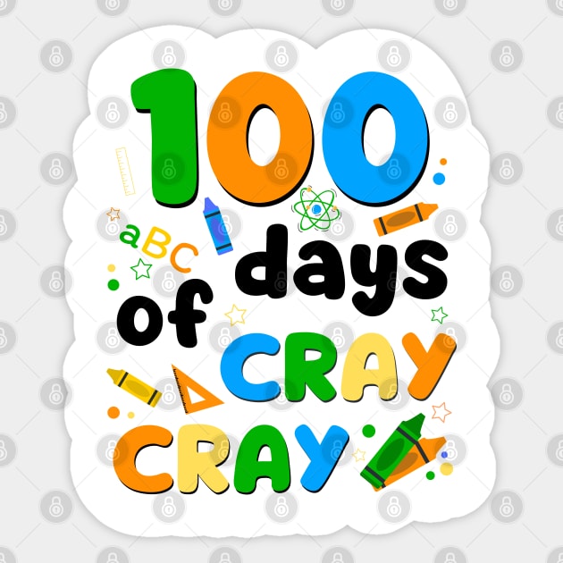 100 Days of Cray Pencils Cray Sticker by JustBeSatisfied